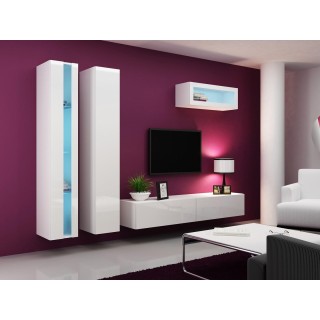 Cama Living room cabinet set VIGO NEW 2 white/white gloss