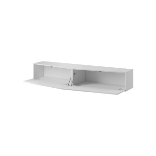 Cama TV stand VIGO SLANT 180cm (2x90) white/white gloss