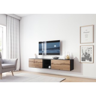 Cama living room furniture set ROCO 10 (2xRO3 + RO6) antracite/wotan oak