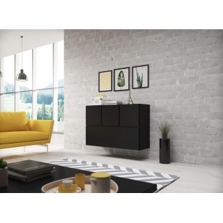 Cama living room furniture set ROCO 13 (RO1 + 3xRO5) black/black/black
