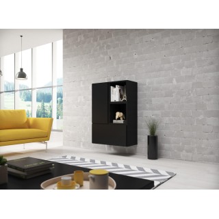 Cama living room furniture set ROCO 17 (2xRO3 + 2xRO6) black/black/black