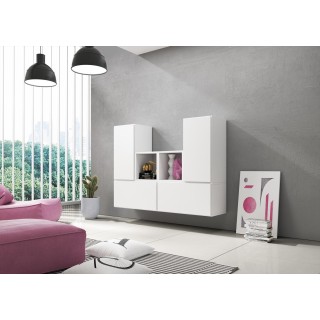 Cama living room furniture set ROCO 18 (4xRO3 + 2xRO6) white/white/white
