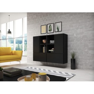Cama living room furniture set ROCO 19 (4xRO3 + 4xRO6) black/black/black