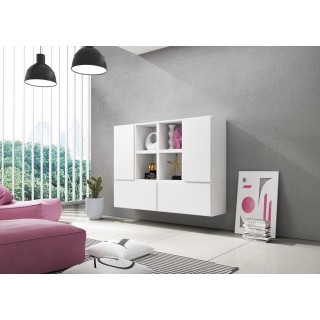 Cama living room furniture set ROCO 19 (4xRO3 + 4xRO6) white/white/white