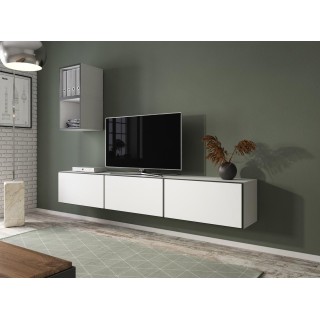 Cama living room furniture set ROCO 7 (3xRO3 + 2xRO6) white/black/white