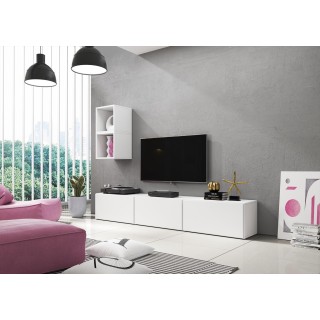 Cama living room furniture set ROCO 7 (3xRO3 + 2xRO6) white/white/white