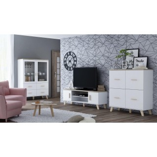 Cama living room set LOTTA 1 (RTV stand 160 + display cabinet 120 + sideboard 110)