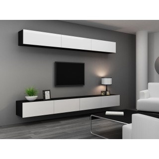 Cama Living room cabinet set VIGO 13 black/white gloss