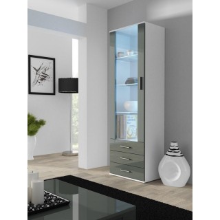 Cama display cabinet SOHO S1 white/grey gloss