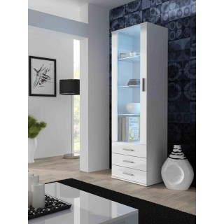 SOHO 7 set (RTV140 cabinet + S1 cabinet + shelves) White / White glossy