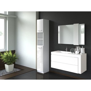 Topeshop MARBELA BIEL-POŁ bathroom storage cabinet White