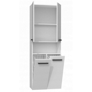 Topeshop NEL 2K DK BPOŁ bathroom storage cabinet White