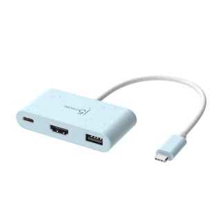 j5create JCA379EC - USB-C® to HDMI™ & USB™ Type-A with Power Delivery