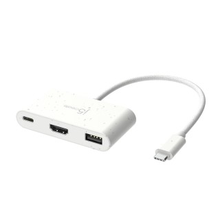 j5create JCA379EW - USB-C® to HDMI™ & USB™ Type-A with Power Delivery