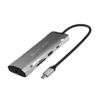 j5create JCD393 4K60 Elite USB-C® 10Gbps Mini Dock, Space Grey