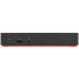 Lenovo 40AS0090EU laptop dock/port replicator Wired USB 3.2 Gen 1 (3.1 Gen 1) Type-C Black