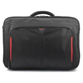 DELL Classic+ notebook case 45.7 cm (18") Briefcase Black, Red