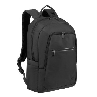 RIVACASE 7561 Laptop Backpack 15.6"-16" Alpendorf ECO, black, waterproof material, eco rPet, pockets for smartphone, documents, accessories, side pocket for bottle