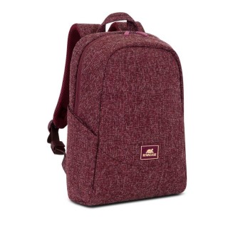 Rivacase 7923 notebook case 33.8 cm (13.3") Backpack Burgundy, White