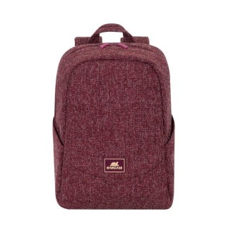 Rivacase 7923 notebook case 33.8 cm (13.3") Backpack Burgundy, White