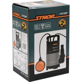 Submersible dirty water pump 500W STHOR 79782