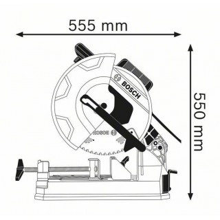 Bosch 0 601 B28 000 portable circular saw 30.5 cm 1500 RPM 2000 W