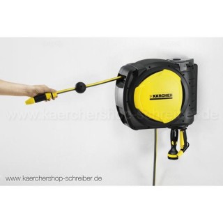 Kärcher CR 7.220 Wall-mounted reel Black, Yellow
