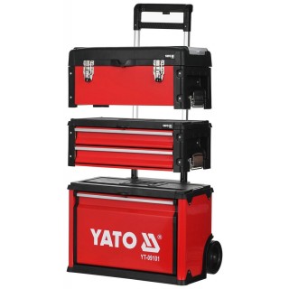 Yato YT-09101 small parts/tool box Tool chest Metal Black,Red