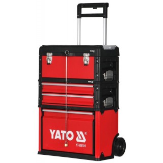 Yato YT-09101 small parts/tool box Tool chest Metal Black,Red