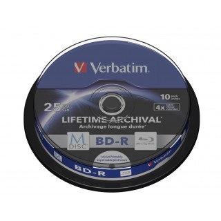 Verbatim M-Disc 4x BD-R 25 GB 10 pc(s)