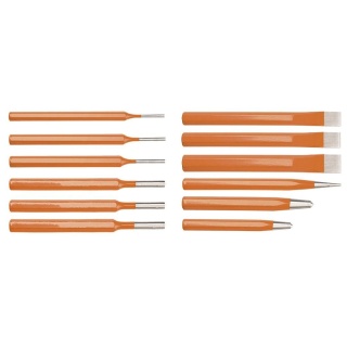 Set of Neo Tools drills, chisels and punches 12 pieces