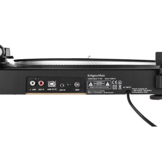 Krüger&Matz TT-501 Belt-drive audio turntable Black