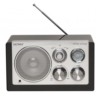 Radio in elegant style Denver TR-61 black