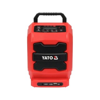 YATO BATTERY AND MAINS RADIO 18V WITHOUT BATTERY AND CHARGER