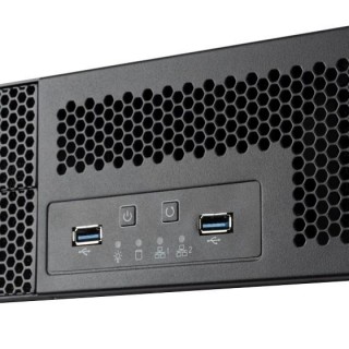 SilverStone RM23-502 Rackmount Server Chassis, ATX, USB 3.0 - 2U - black