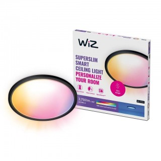 WiZ | Smart WiFi SuperSlim Ceiling 545mm, Black | 32 W | 2200-6500 K (RGB)
