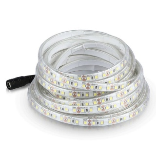 LED strip V-TAC VT-2835-7.5 1200LED SMD2835 24V IP65 2xPCB 7,5W/m 120LED/m 4000K 750lm (SKU 212626)