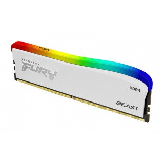 Kingston Technology FURY 16GB 3200MT/s DDR4 CL16 DIMM Beast White RGB SE