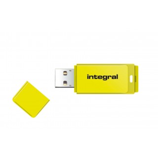 Integral 32GB USB2.0 DRIVE NEON YELLOW USB flash drive USB Type-A 2.0