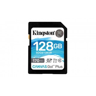 Kingston Technology 128GB SDXC Canvas Go Plus 170R C10 UHS-I U3 V30