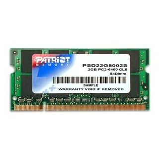 Patriot Memory DDR2 2GB CL5 PC2-6400 (800MHz) SODIMM memory module