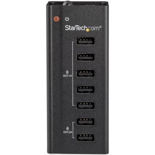 StarTech.com 7-Port USB Charging Station with 5x 1A Ports and 2x 2A Ports