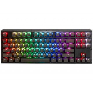 Ducky One 3 Aura Black TKL Gaming Keyboard, RGB LED - MX-Silent-Red (US)