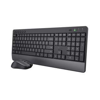 Trust Trezo keyboard Mouse included RF Wireless QWERTY US English Black
