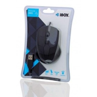 iBox i005 mouse Ambidextrous USB Type-A Laser 1600 DPI