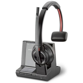 POLY W8210/A, UC Headset Wireless Head-band Office/Call center Bluetooth Black, Grey