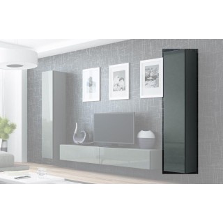 Cama Full cabinet VIGO '180' 180/40/30 grey/grey gloss