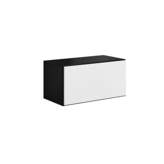 Cama full storage cabinet ROCO RO3 75/37/39 black/black/white