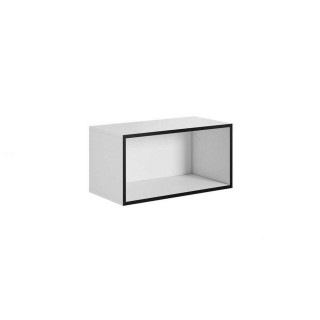 Cama open storage cabinet ROCO RO4 75/37/37 white/black