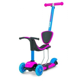 Scooter Little Star Pink Blue 3in1 Milly Mally